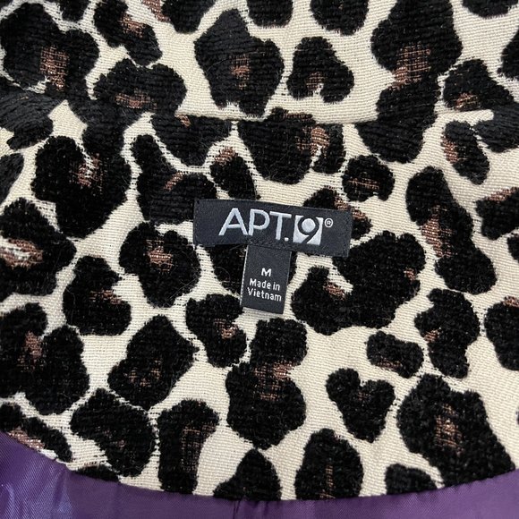 Women's leopard print jacket size medium by Apt. 9. - Picture 8 of 10